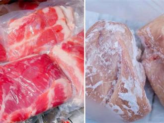 Để thịt trong ngăn đông tủ lạnh: Sau thời gian này, dù thịt có đắt đến mấy cũng phải vứt đi