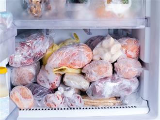 Để thịt trong ngăn đông tủ lạnh sau thời gian này, dù thịt có sạch, đắt đến mấy cũng phải vứt đi nếu không muốn sức khỏe bị ảnh hưởng